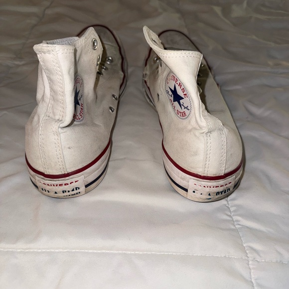 Converse White High-Top Sneakers - Picture 3 of 3